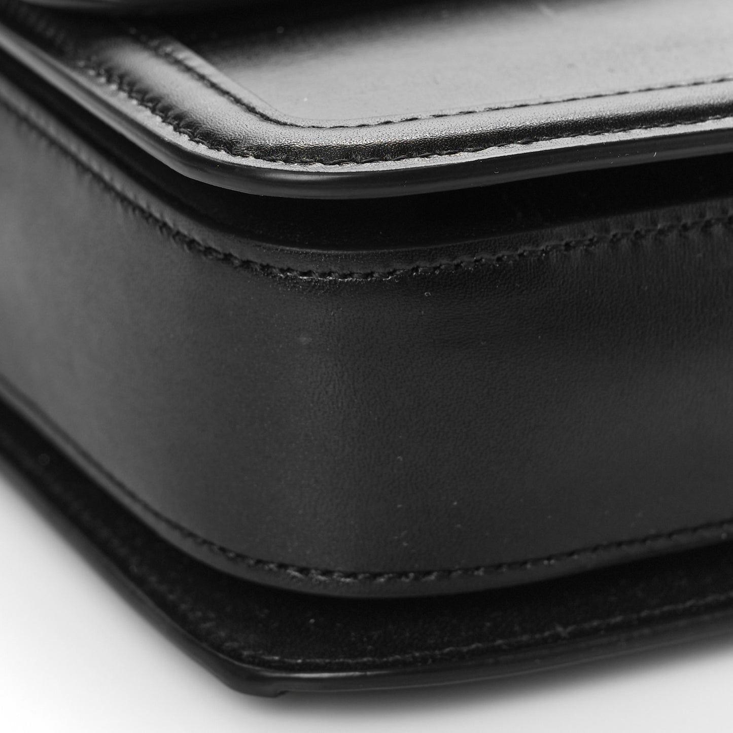 Box Calfskin Monogram Medium Solferino Satchel Black