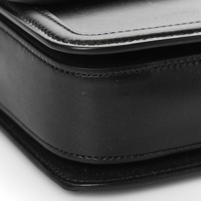 Saint Laurent Box Calfskin Monogram Medium Solferino Satchel Black 8 of 11