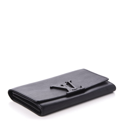 Louis Vuitton Epi Louise Wallet Black 4 of 10