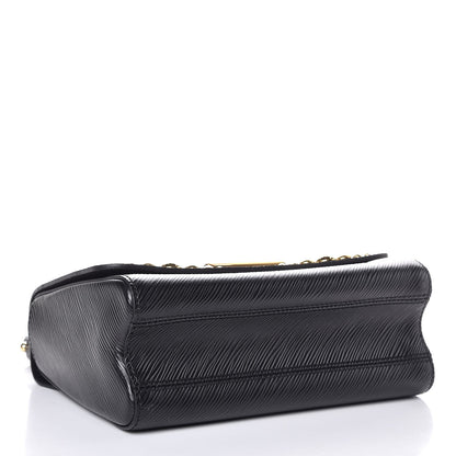 Louis Vuitton Epi Studded Sol Twist Shoulder Bag MM Black 4 of 7
