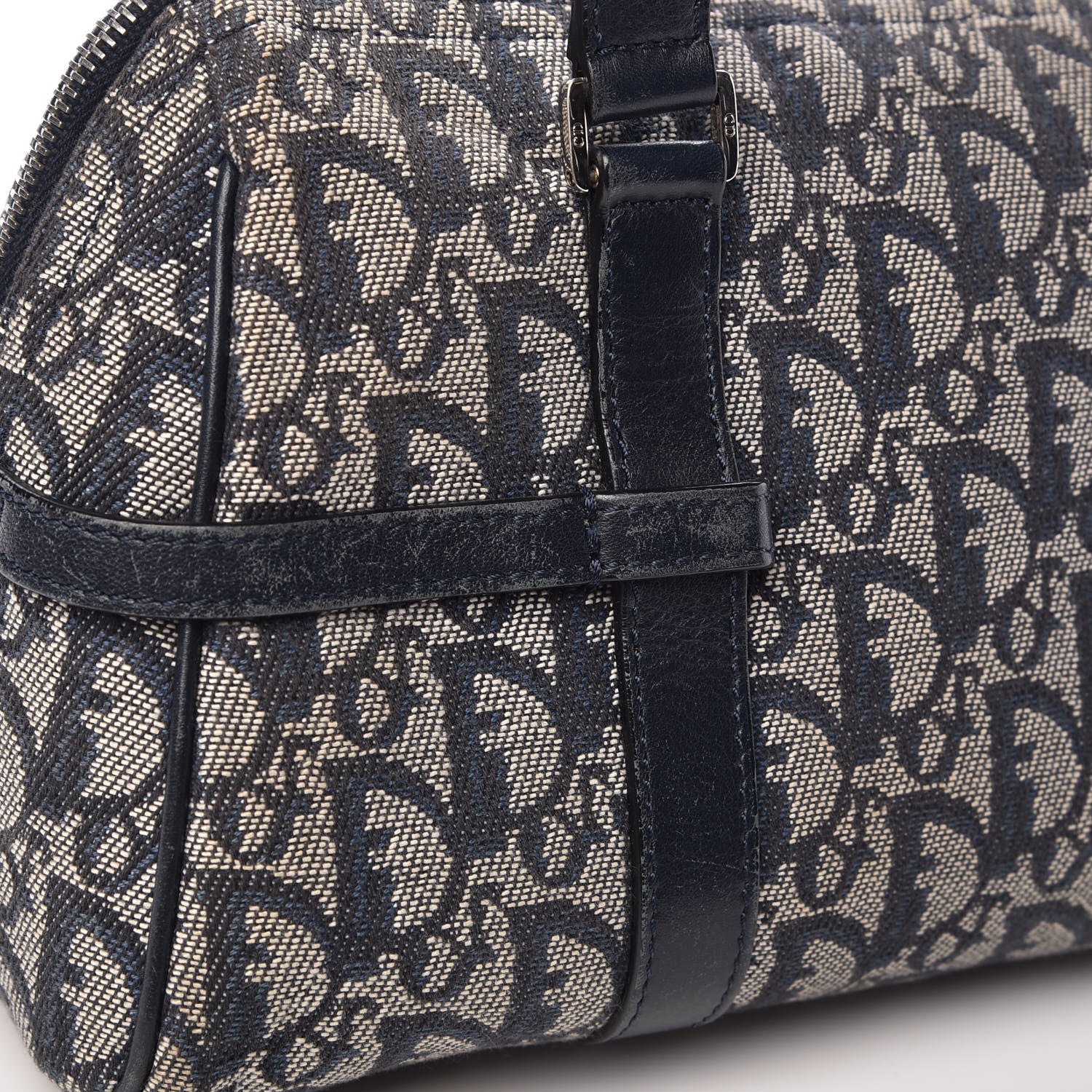 Christian Dior Denim Monogram Charms Shoulder Bag Blue 12 of 14