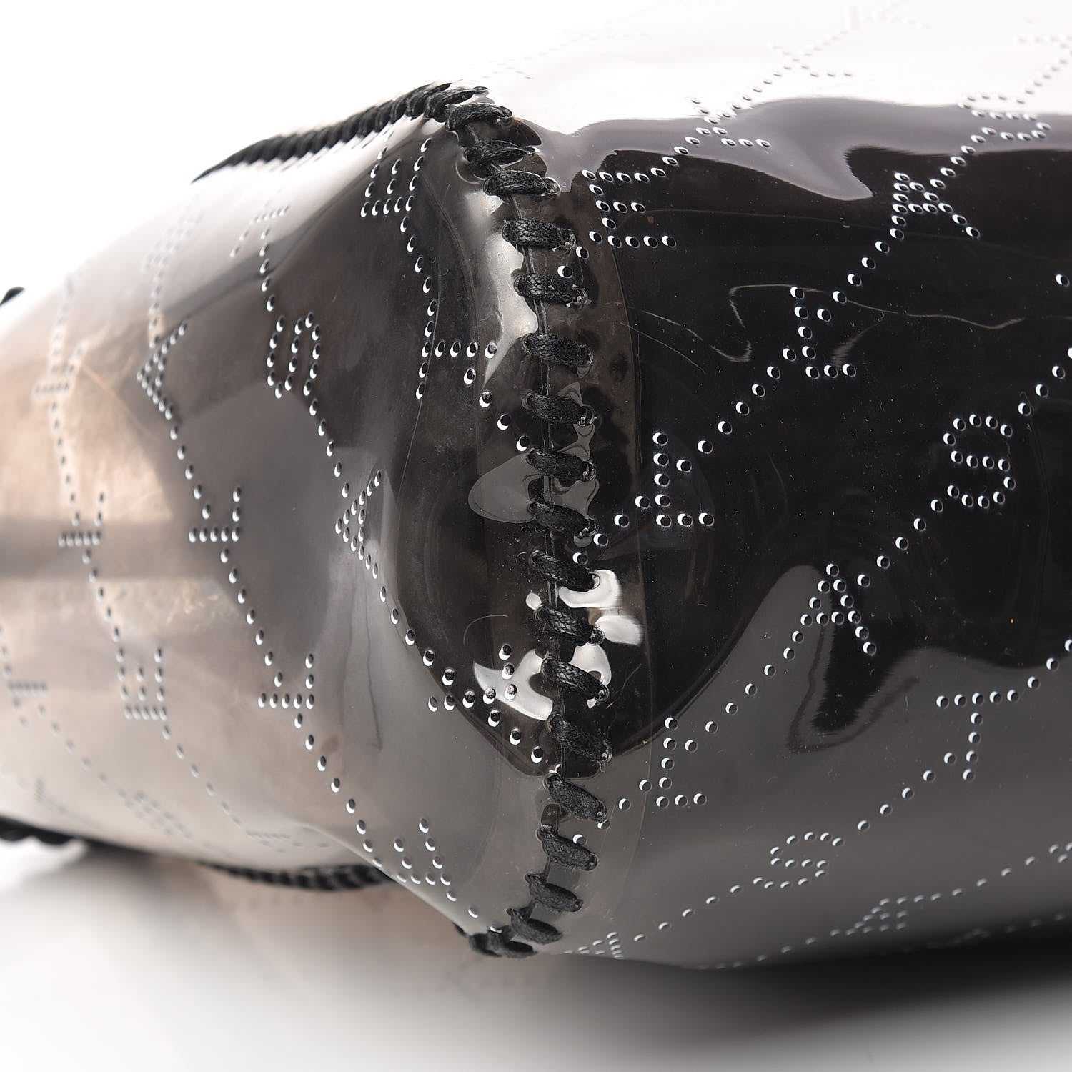 Stella McCartney PVC Monogram Falabella Reversible Tote Black 8 of 9