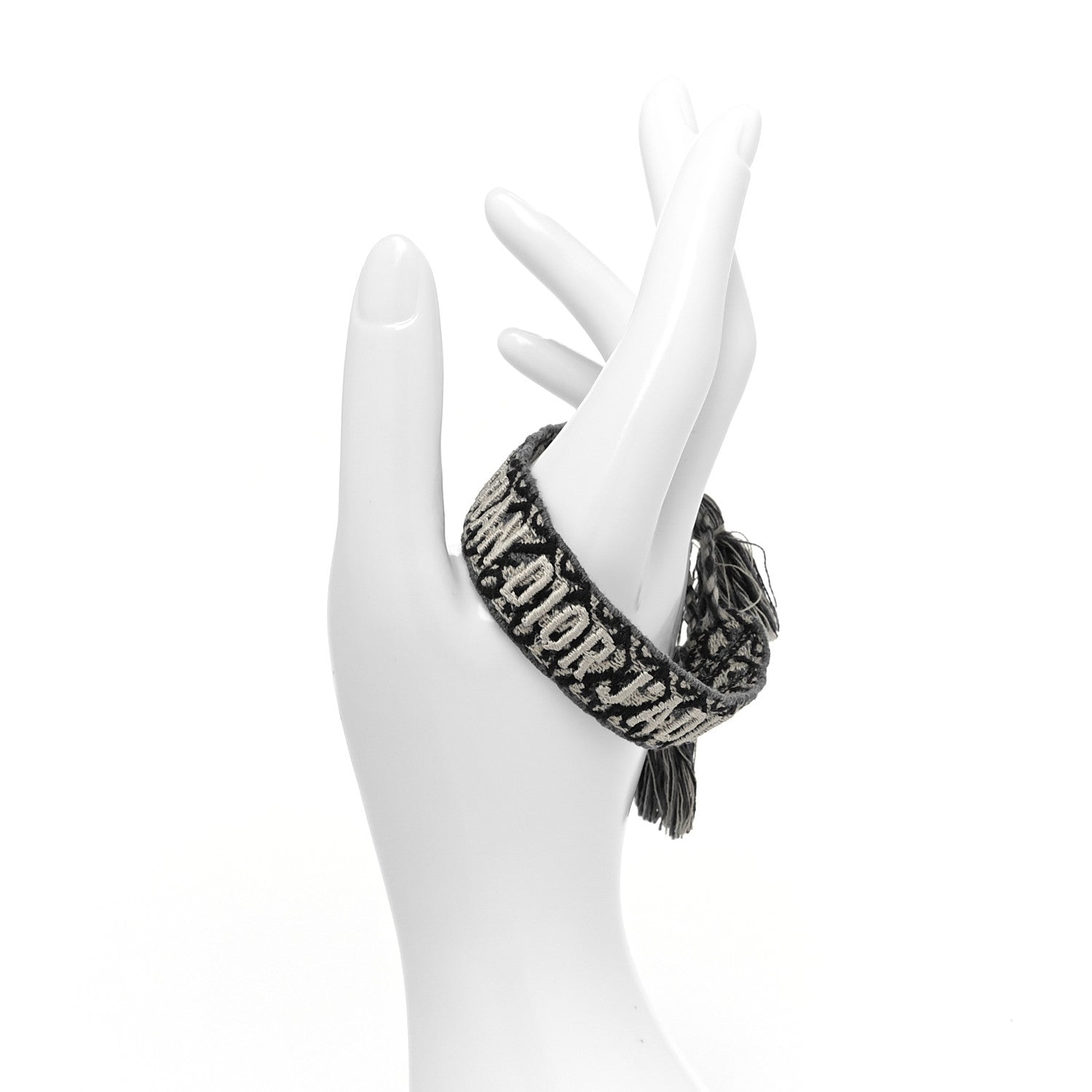 Christian Dior Woven Cotton J'Adior Friendship Bracelet Navy 2 of 3