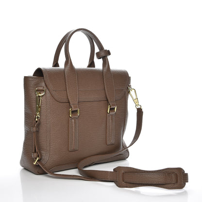 3.1 Phillip Lim 3.1 Textured Calfskin Medium Pashli Satchel Taupe 4 of 8