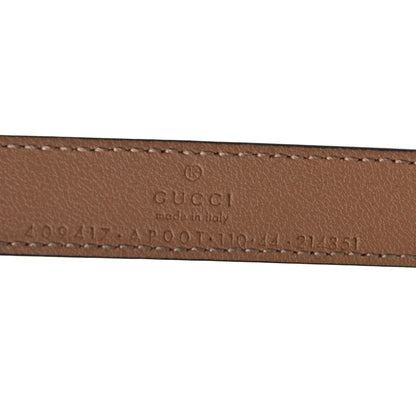 Gucci Moon Calfskin Double G 20mm Belt 110 44 Natural Tan 3 of 5