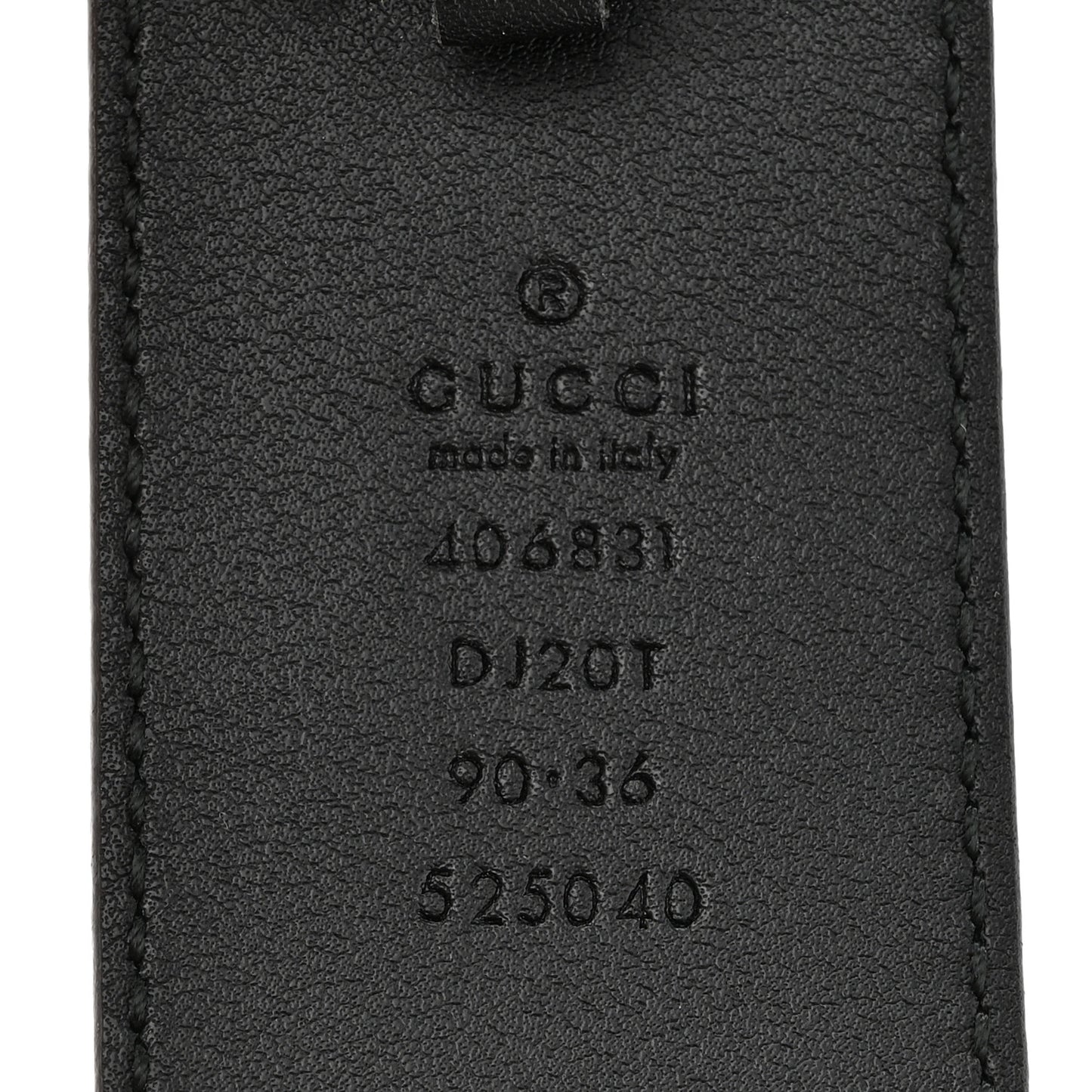 Calfskin Double G 40mm Belt 90 36 Black