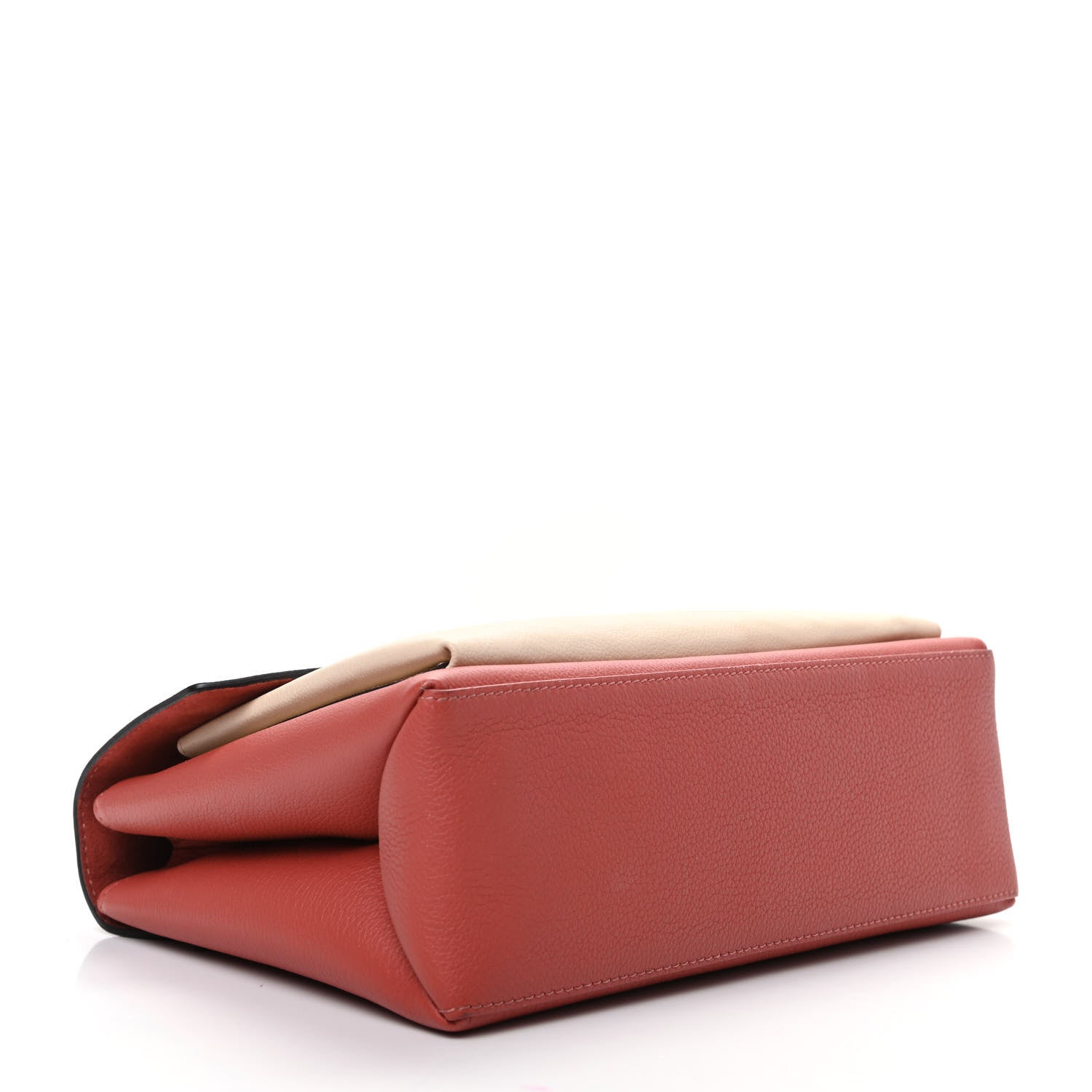 Louis Vuitton Soft Calfskin My Lockme Top Handle Vieux Rose Sesame Creme 4 of 8