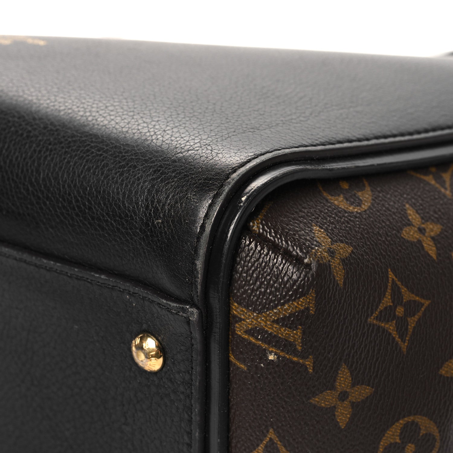Louis Vuitton Calfskin Monogram Kimono Tote Black 10 of 16