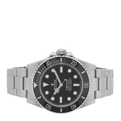 Rolex Stainless Steel 41mm Oyster Perpetual Submariner Watch Black 124060 2 of 5