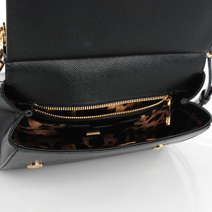 Dolce & Gabbana Dauphine Medium Miss Sicily Satchel Black 5 of 8