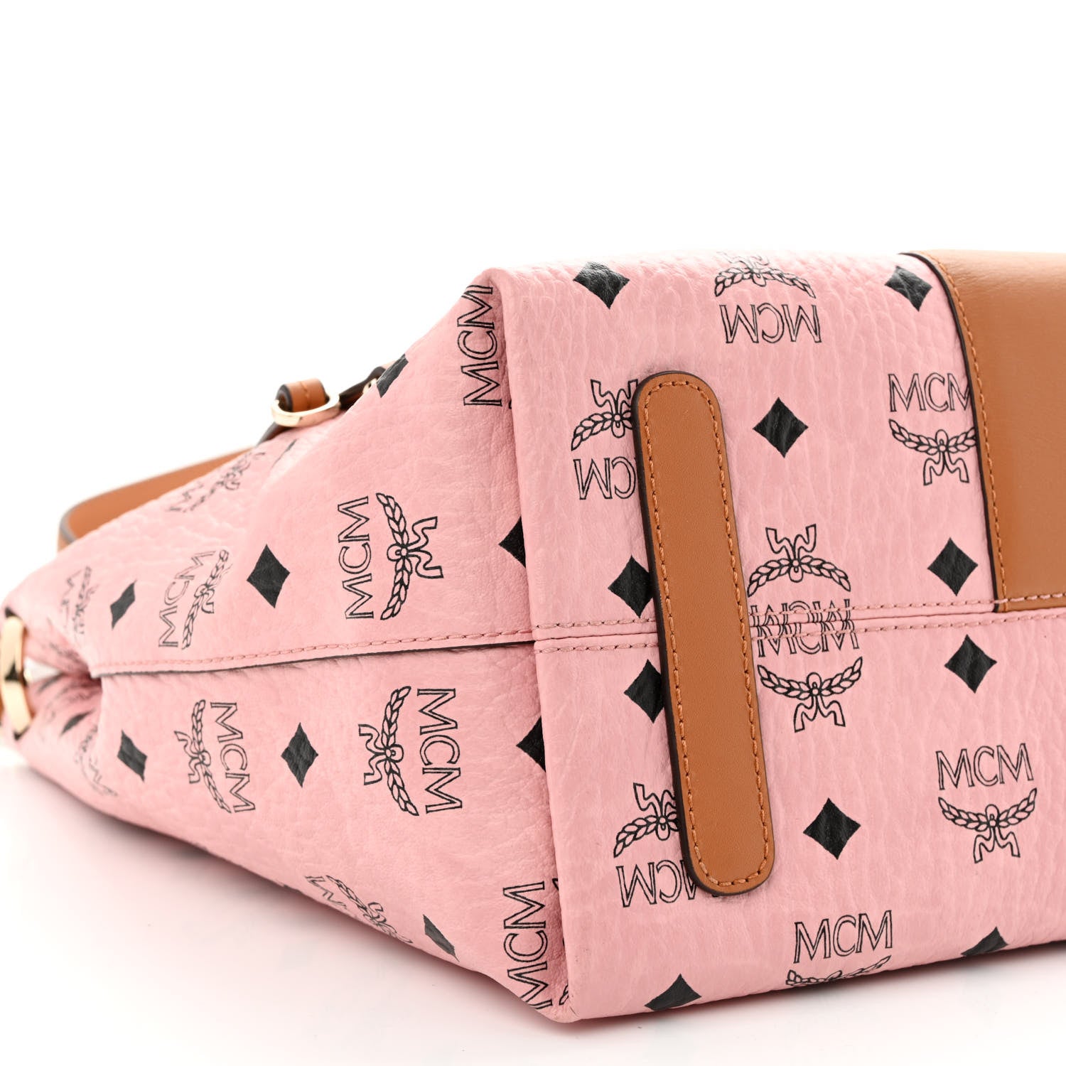 MCM Visetos Medium Klara Hobo Soft Pink 11 of 14