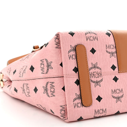 MCM Visetos Medium Klara Hobo Soft Pink 11 of 14