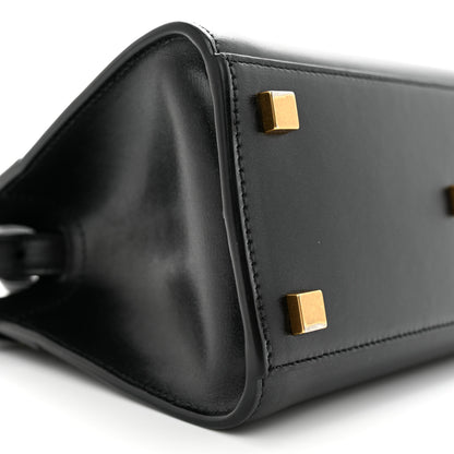 Saint Laurent Smooth Calfskin Manhattan Nano Shopper Tote Black 9 of 11