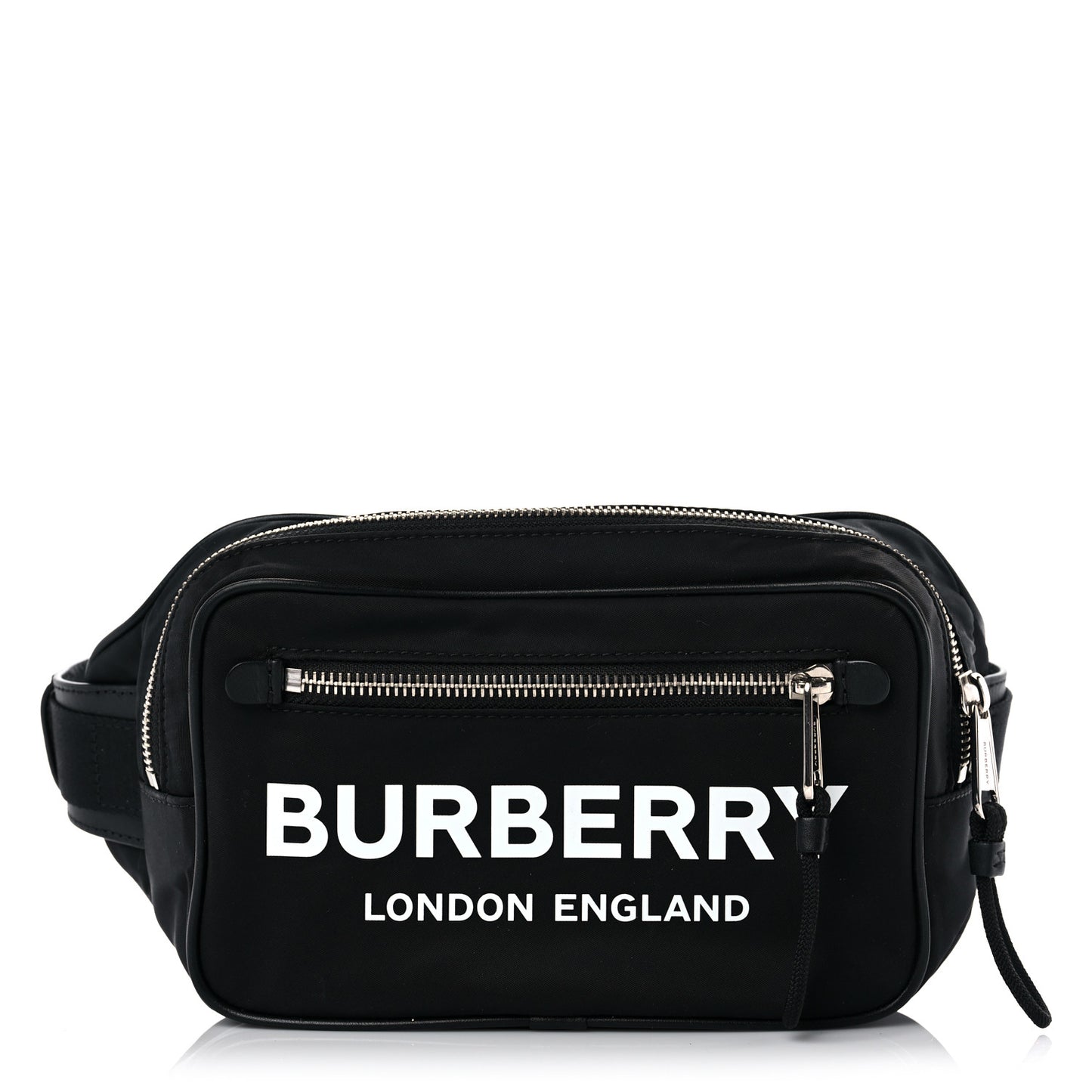 Econyl Logo Print Bum Bag Black