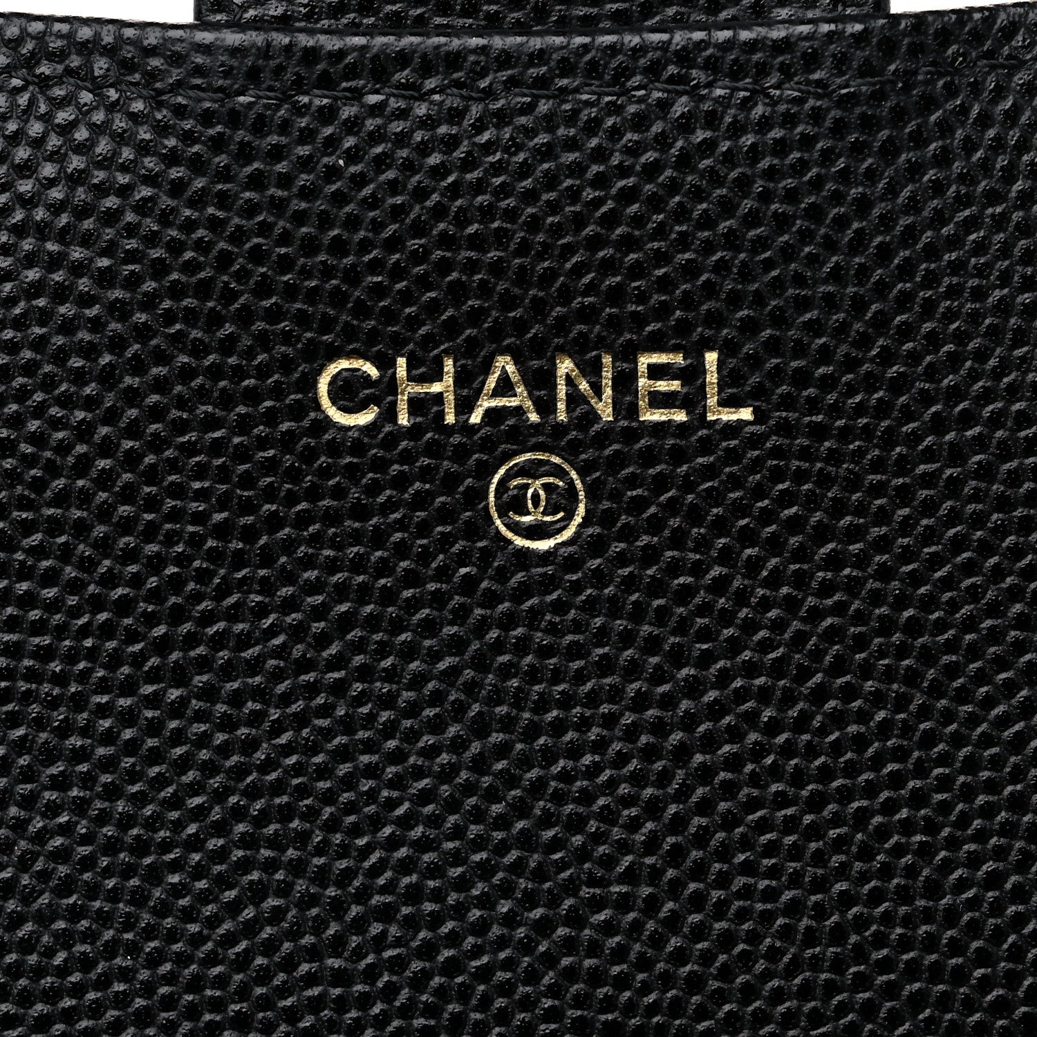 Chanel Caviar Quilted Phone Holder Wallet on Removable Chain Black 7 of 14