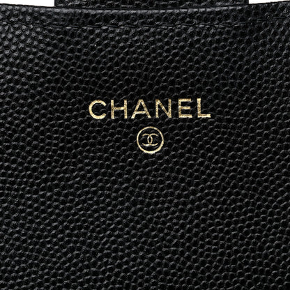 Chanel Caviar Quilted Phone Holder Wallet on Removable Chain Black 7 of 14