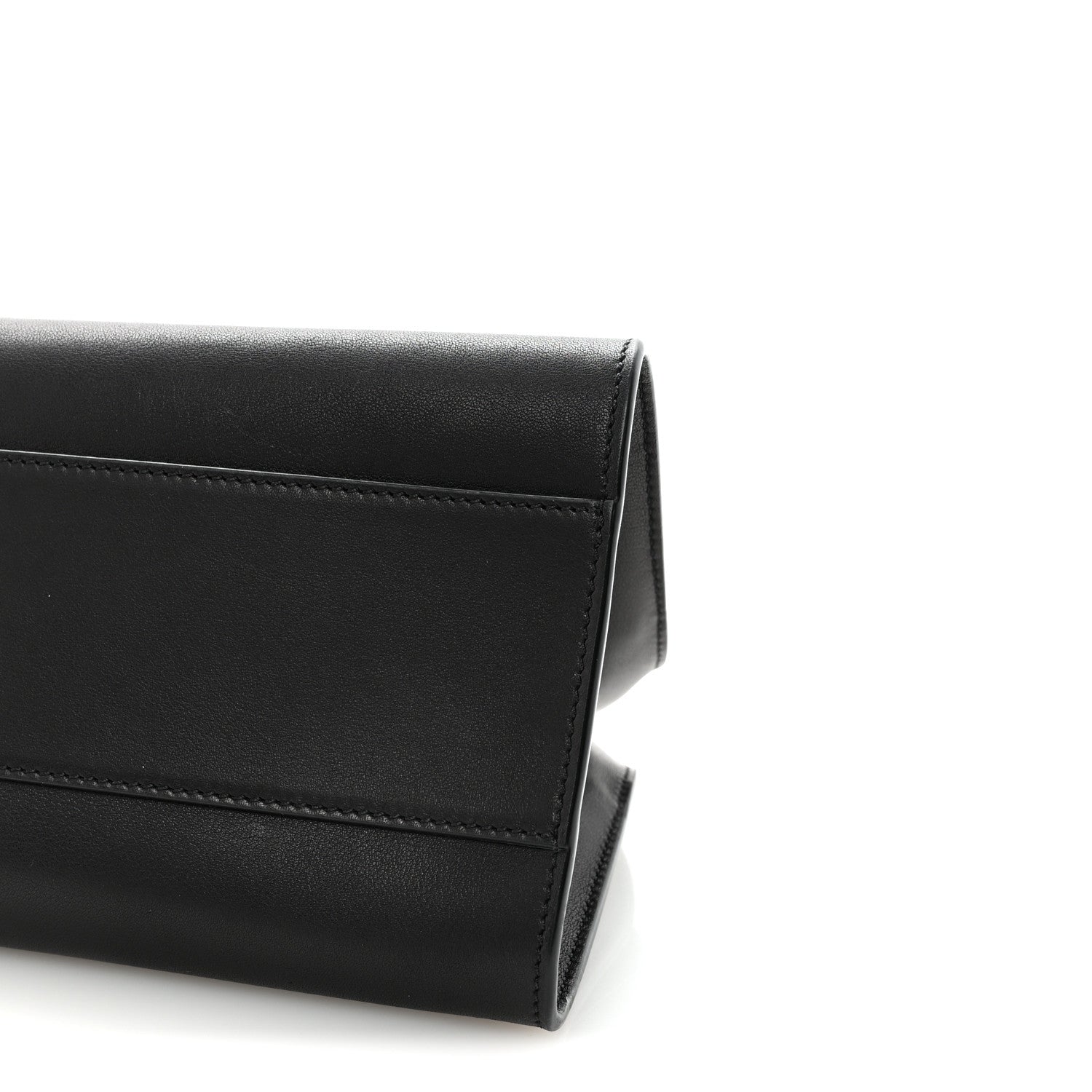 The Row Smooth Calfskin Peggy Bag Black 9 of 9