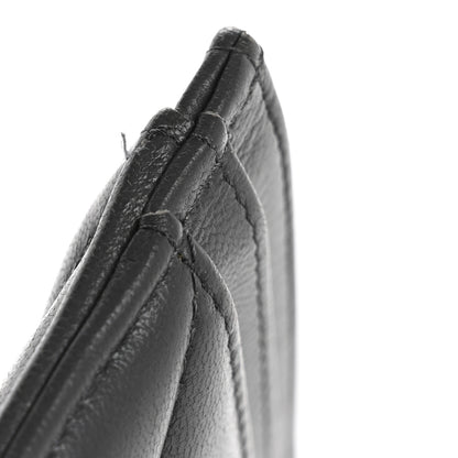 Chanel Lambskin Quilted Chanel 19 Card Holder Grey 13 of 16