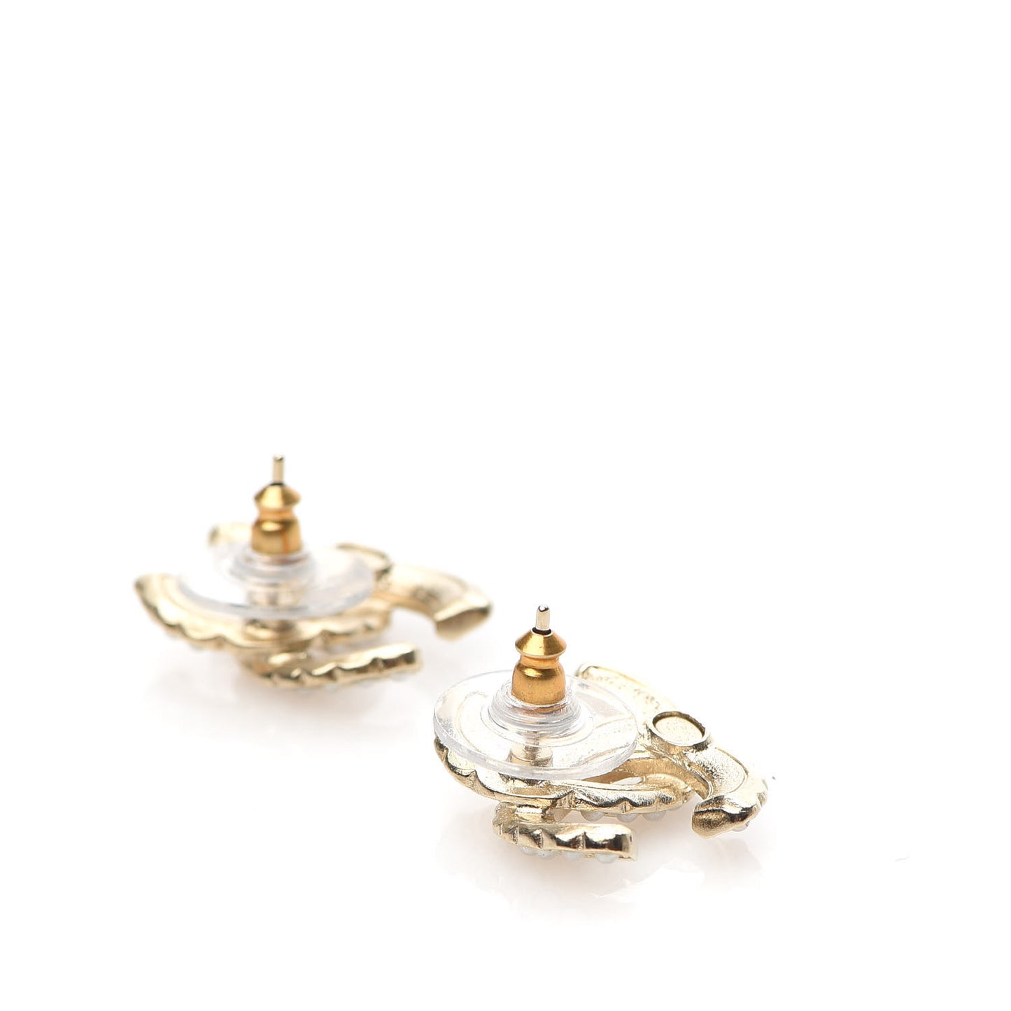 Pearl Queen of France CC Earrings Gold