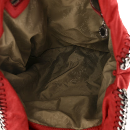Stella McCartney Shaggy Deer Falabella Fold Over Tote Red 5 of 9