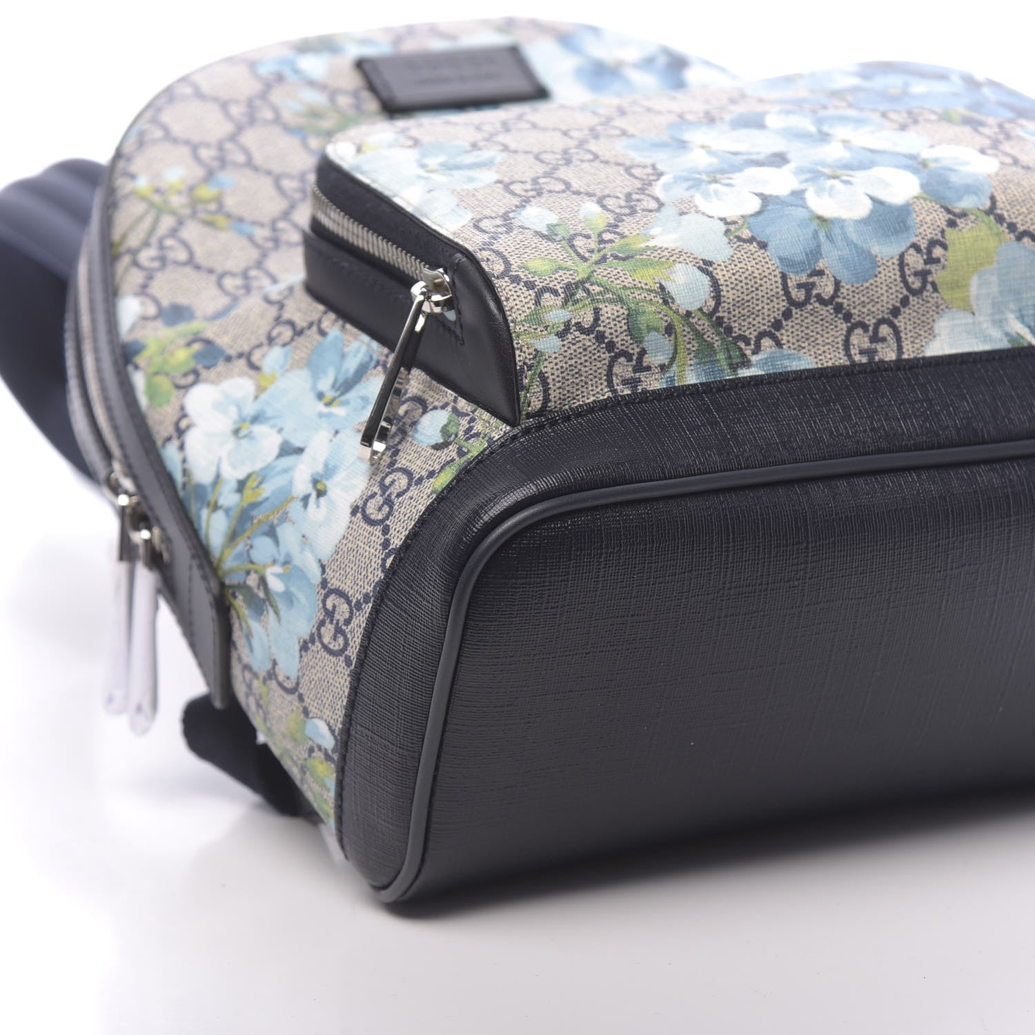 Gucci GG Supreme Monogram Blooms Small Day Backpack Blue 8 of 9