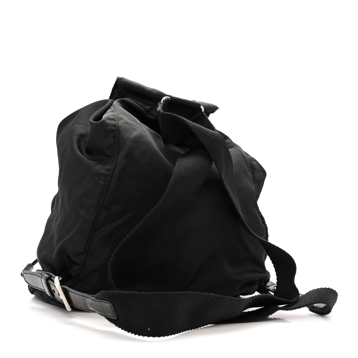 Tessuto Nylon Vela Cinch Backpack Black