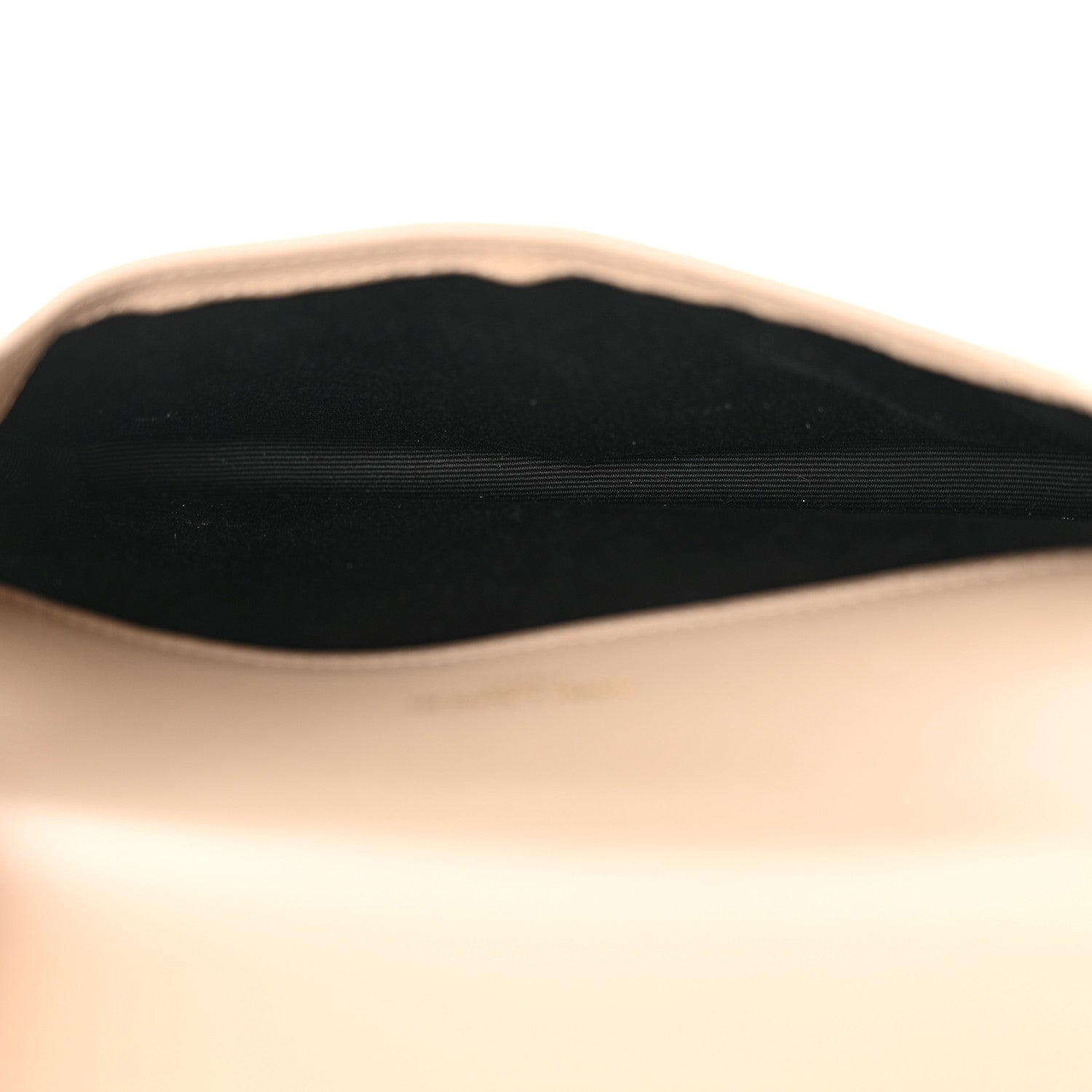 Saint Laurent Smooth Calfskin Monogram Phone Holder Crossbody Dark Beige 5 of 13