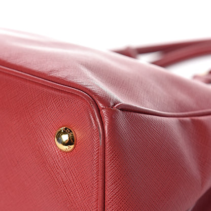 Prada Saffiano Lux Medium Tote Fuoco 17 of 20