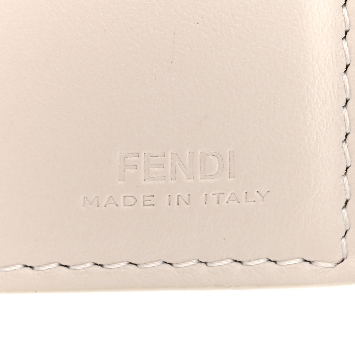 Fendi Vitello Grace Matte Fendigraphy Wallet on Chain Latte 7 of 10