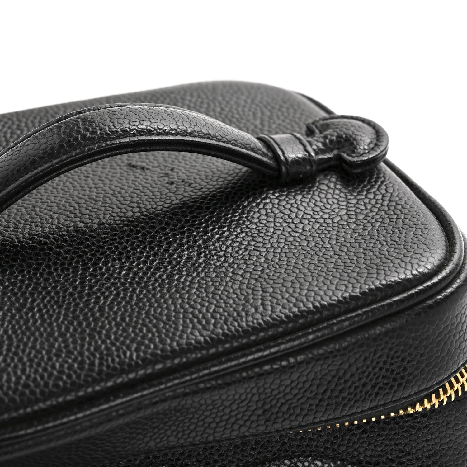 Chanel Caviar Vanity Cosmetic Case Black 10 of 10