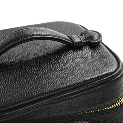 Chanel Caviar Vanity Cosmetic Case Black 10 of 10