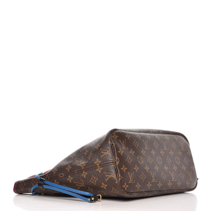 Louis Vuitton Monogram Totem Neverfull MM Magenta 5 of 16