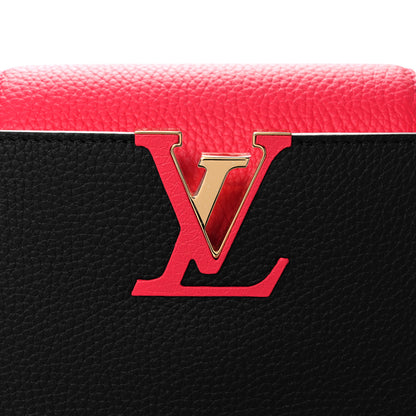 Louis Vuitton Taurillon Capucines PM Black Rose Berlingot 7 of 9