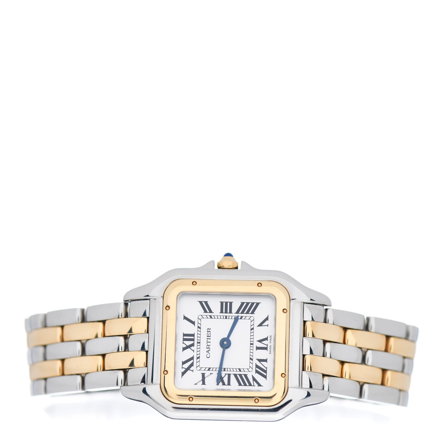 Cartier Stainless Steel 18K Yellow Gold 27mm Panthere Quartz Watch 2 of 4