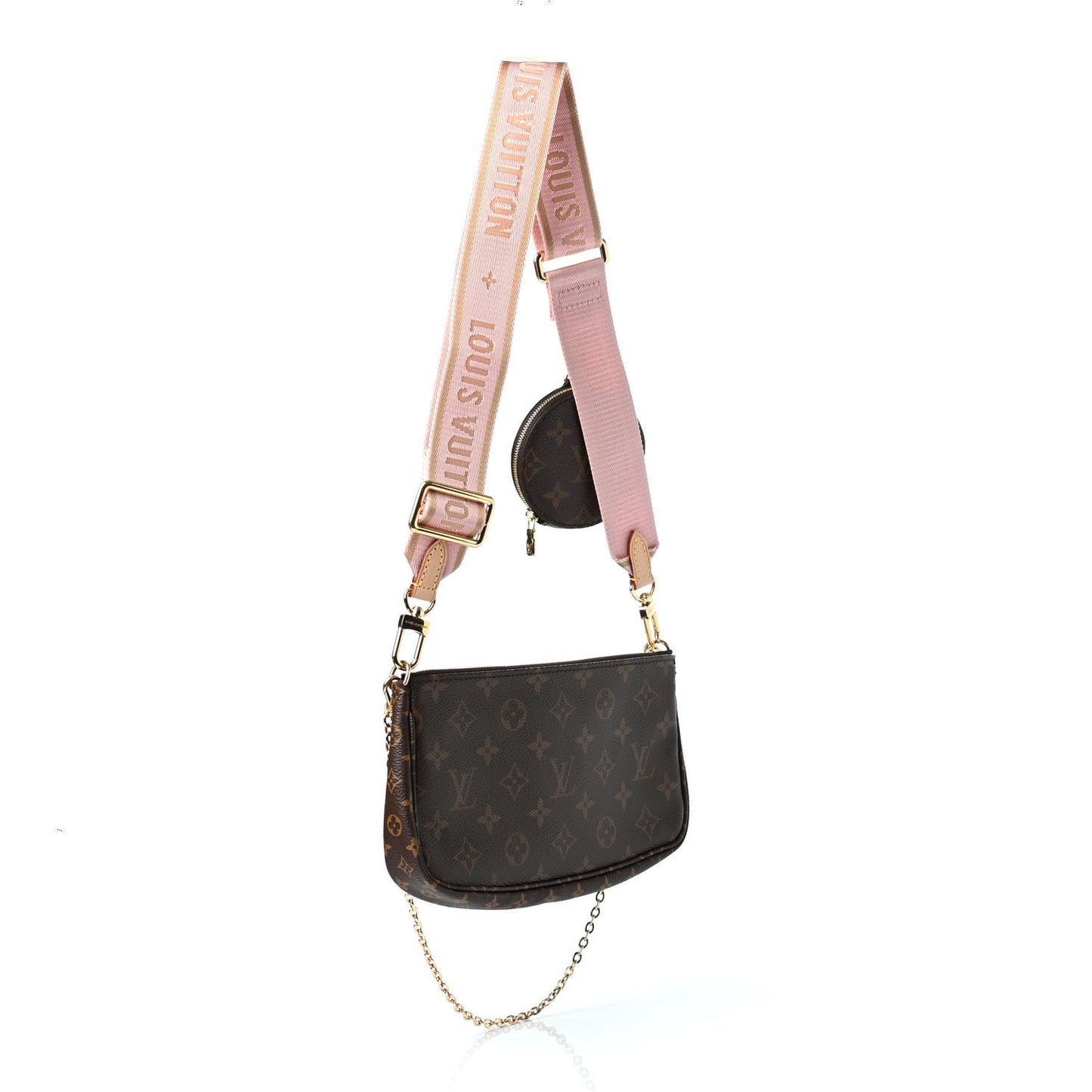 Monogram Multi Pochette Accessories Rose Clair