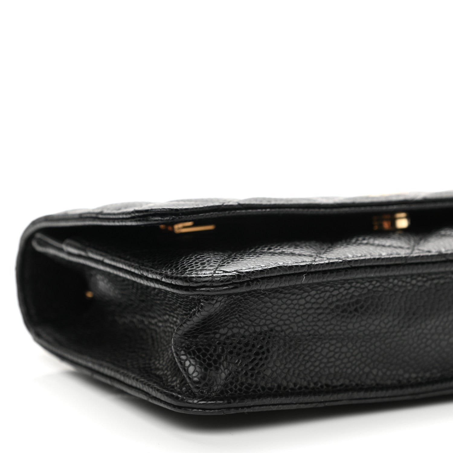 Chanel Caviar Quilted Wallet On Chain WOC Black 10 of 11
