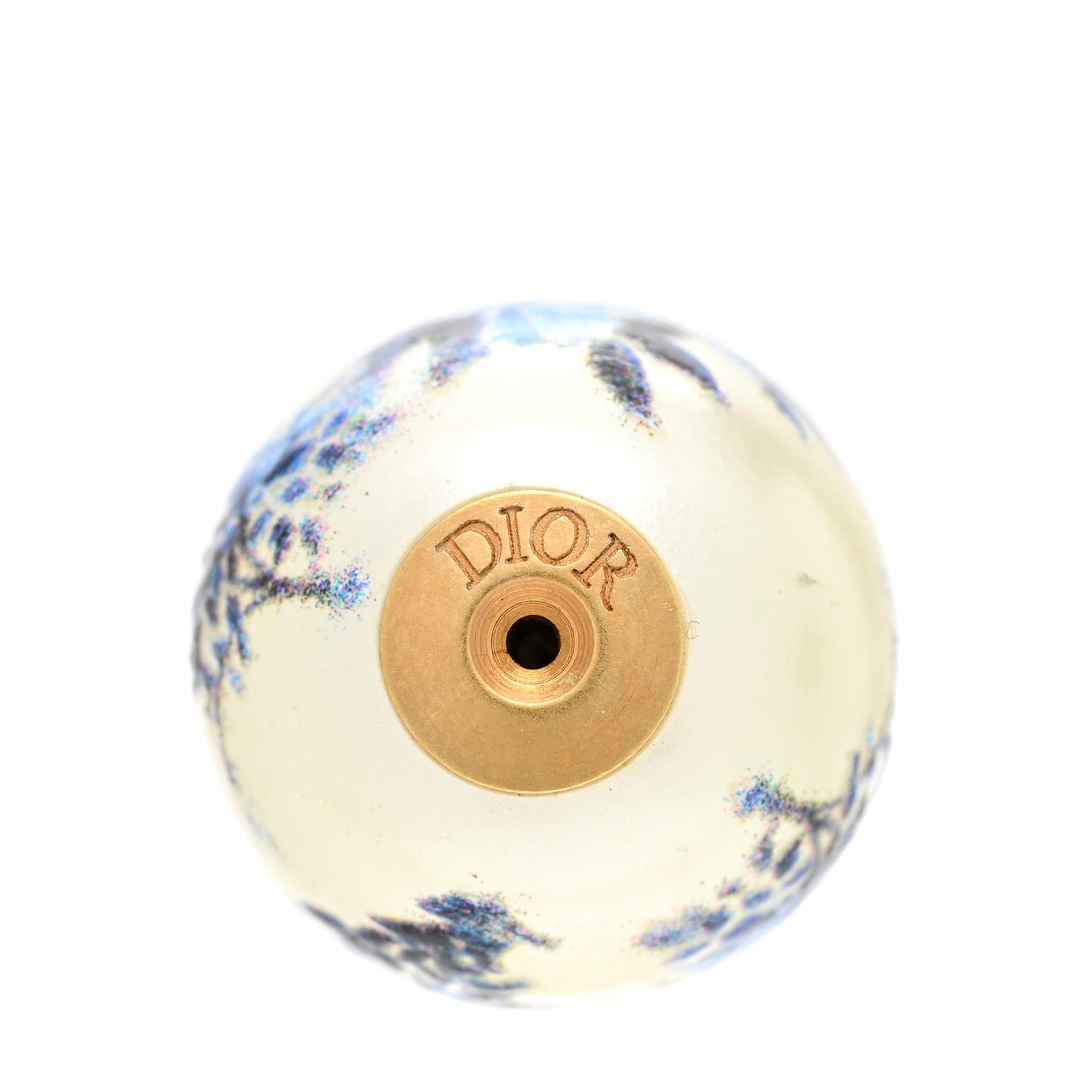 Pearl Mise En Dior Palm Tree Tribal Earrings Gold