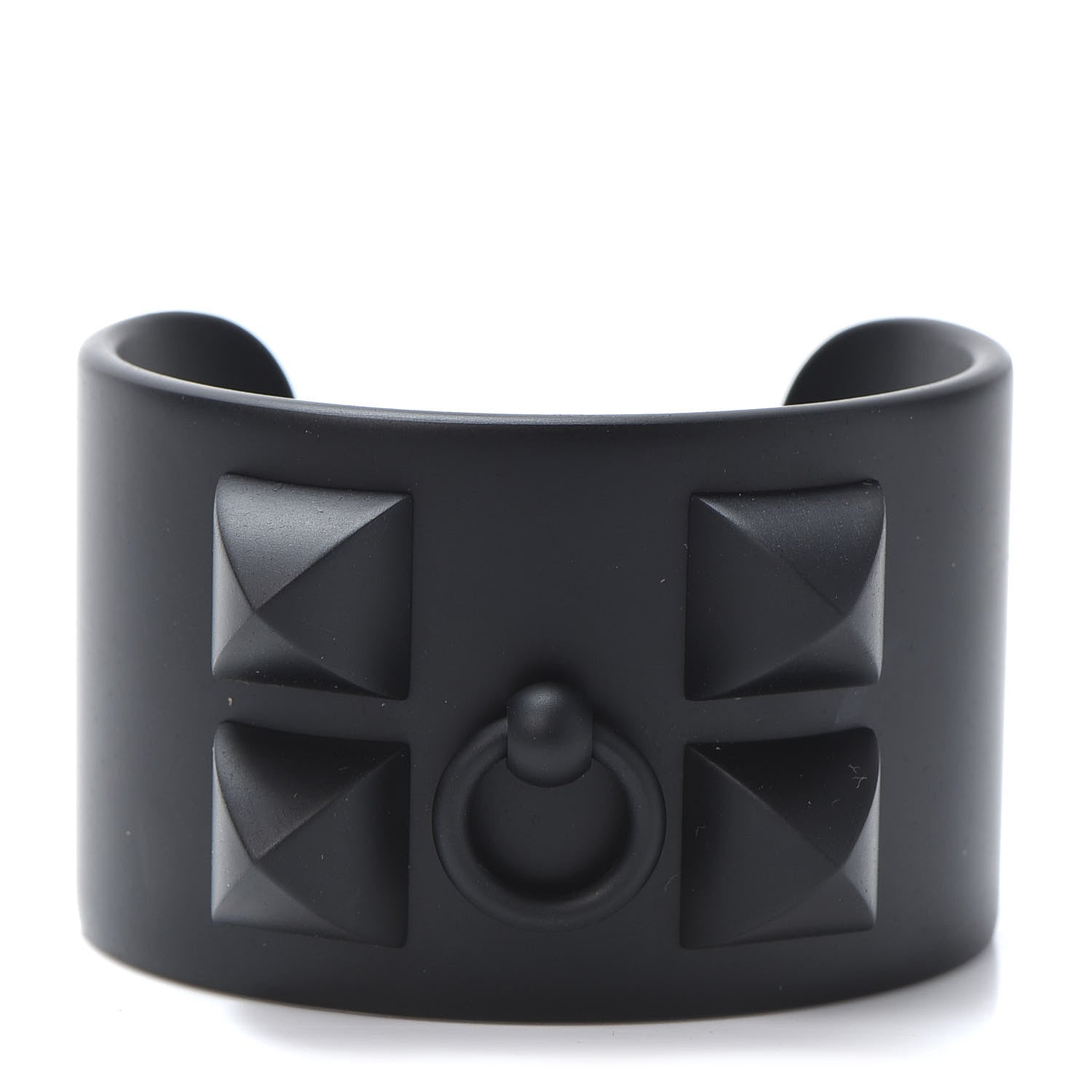 Hermes Aluminium Sunset Collier De Chien CDC Bracelet T2 Noir Intense 1 of 4