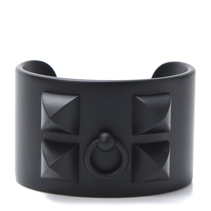 Hermes Aluminium Sunset Collier De Chien CDC Bracelet T2 Noir Intense 1 of 4