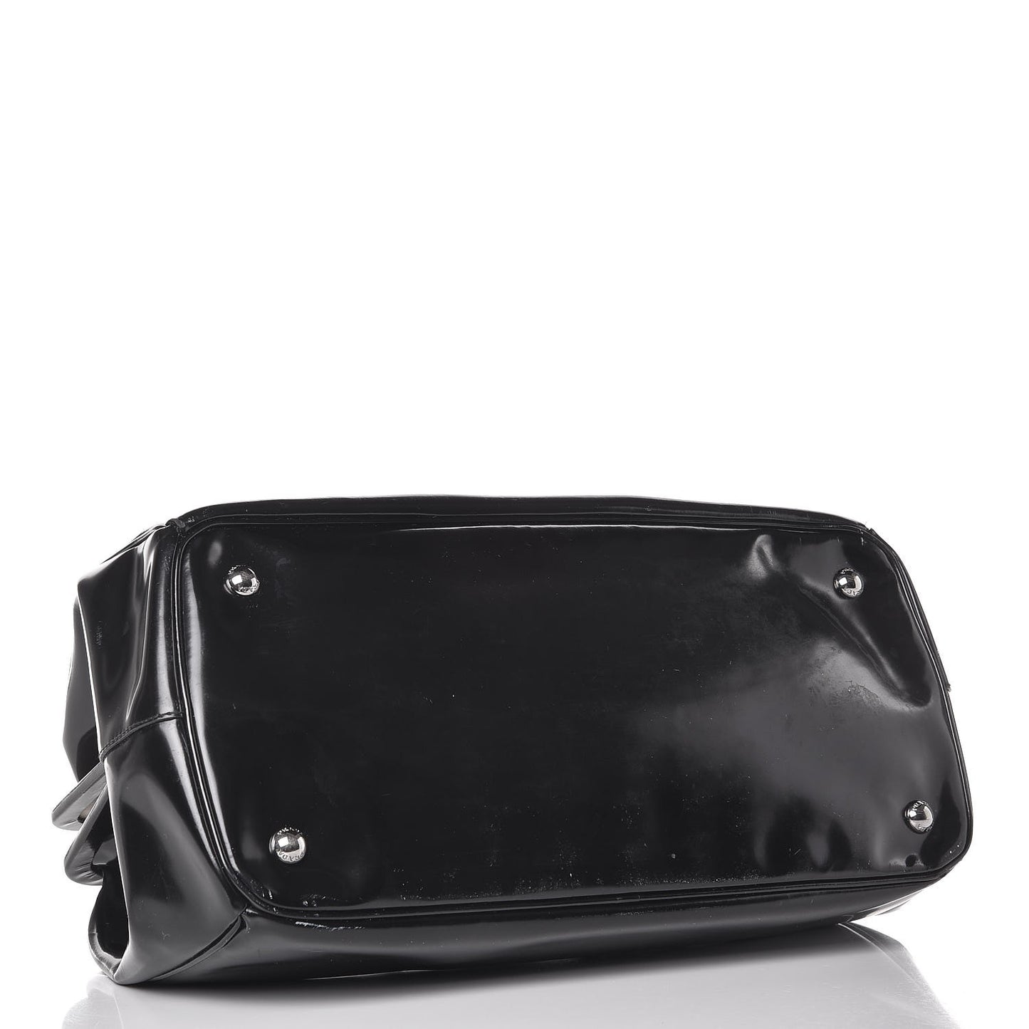 Spazzolato Crystal Frame Bag Black