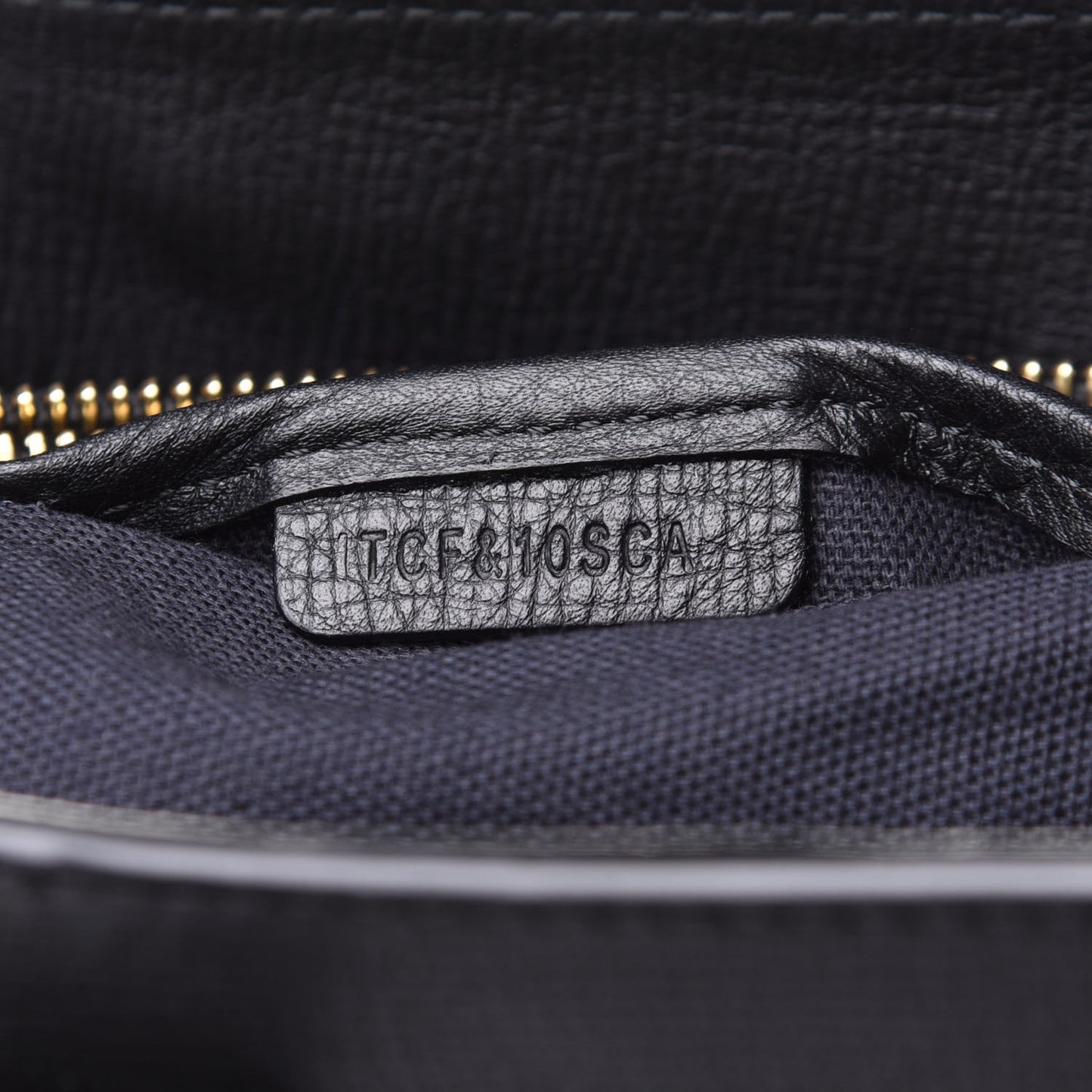 Grainy Calfskin House Check Medium Banner Tote Black