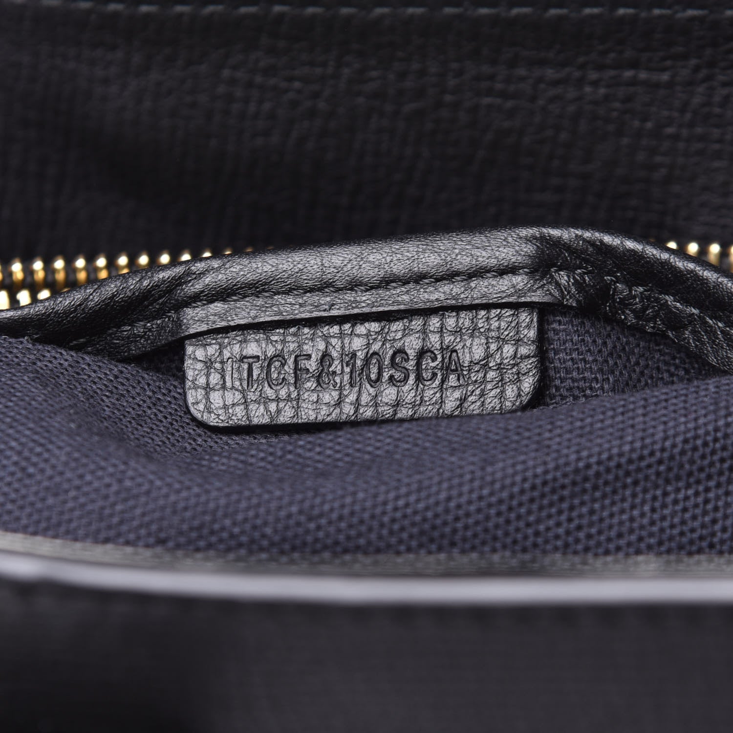 Burberry Grainy Calfskin House Check Medium Banner Tote Black 7 of 12