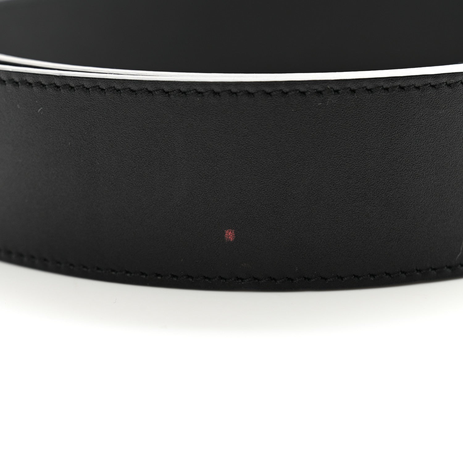 Gucci Moon Calfskin Pearl Double G 40mm Belt 90 36 Black Cream 6 of 8