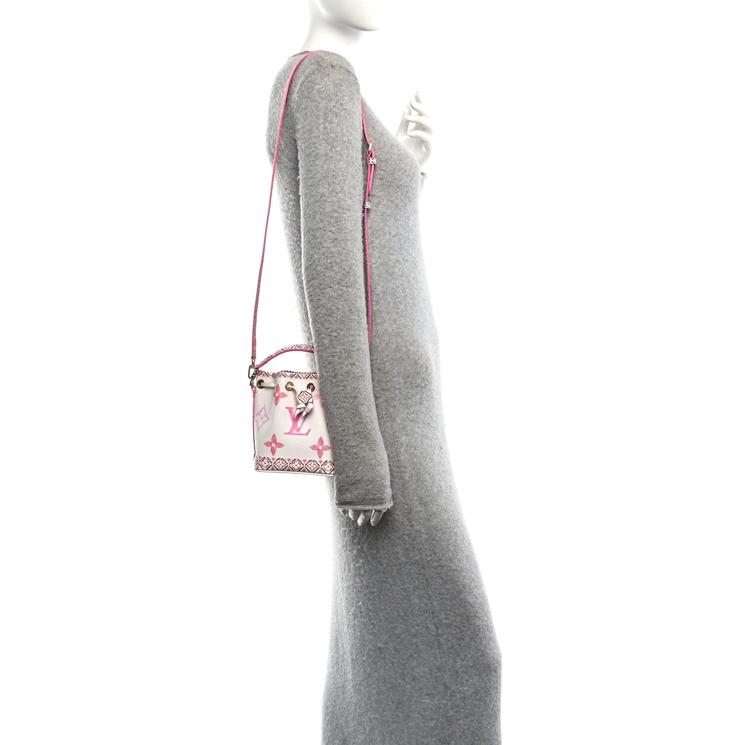 Louis Vuitton Monogram Giant By The Pool Nano Noe Rose 2 of 9