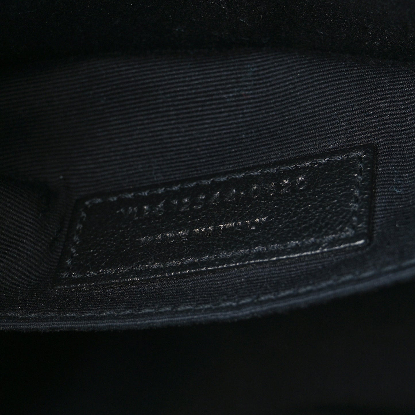 Calfskin Matelasse Monogram Lou Camera Bag Black