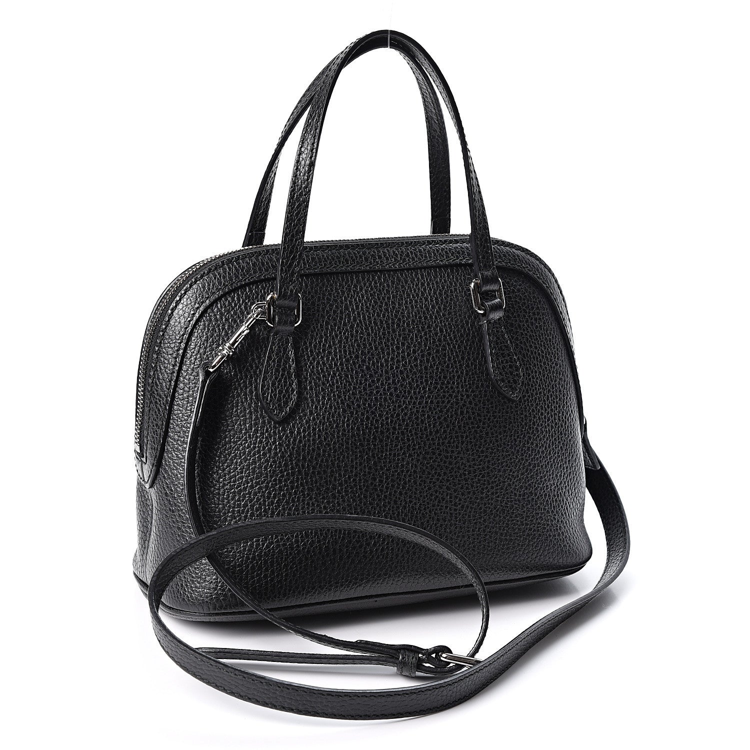 Gucci Calfskin Mini Dome Bag Black 2 of 9