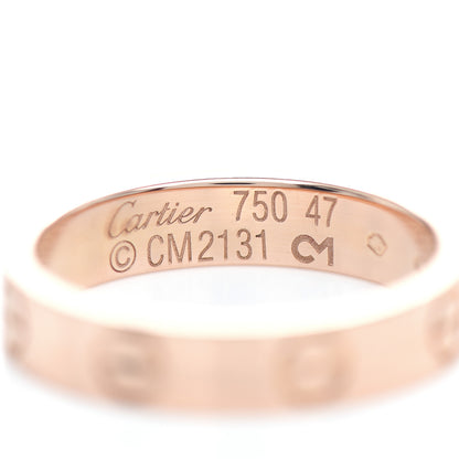 Cartier 18K Pink Gold 3.5mm LOVE Wedding Band Ring 47 4 4 of 4