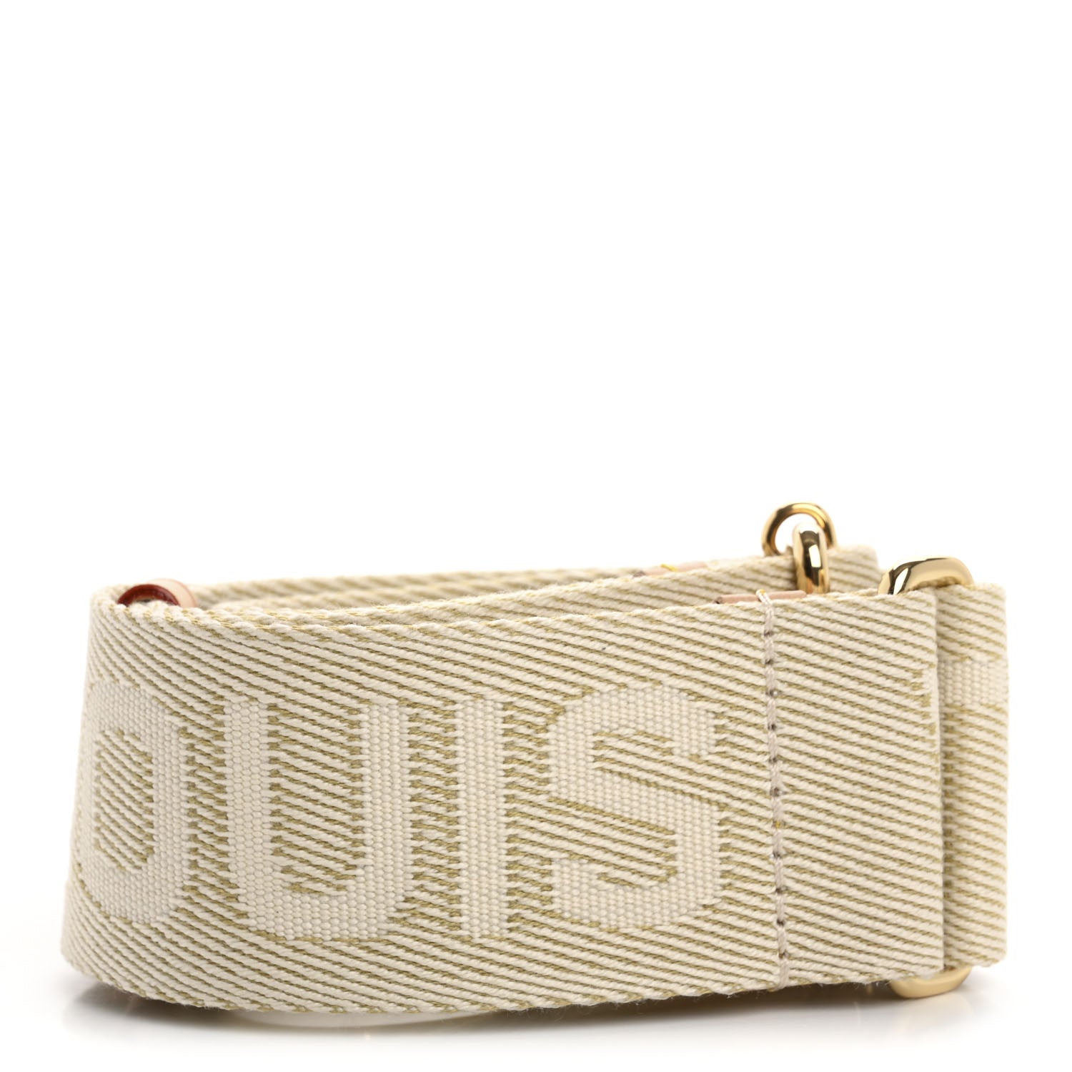Louis Vuitton Jacquard High Rise Shoulder Strap Beige 2 of 5
