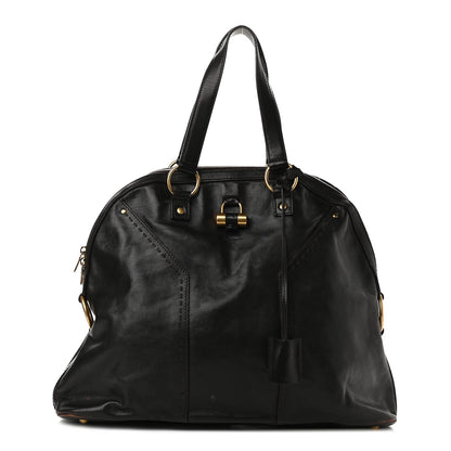 Saint Laurent Calfskin Oversized Muse Brown 1 of 16