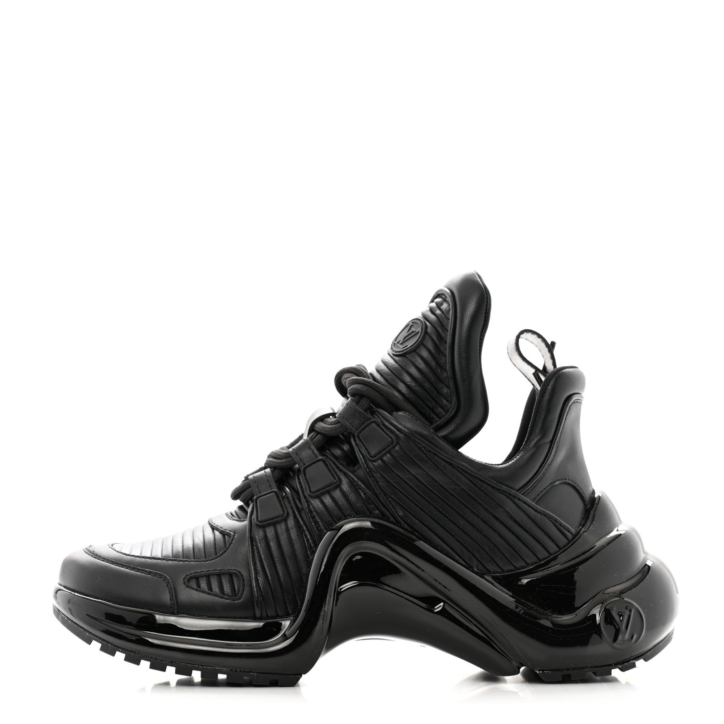 Calfskin LV Archlight Sneakers 37.5 Black